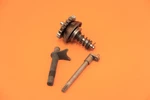 1998 97-99 CR250R Exhaust Power Valve Governor Linkage Actuator Arm Shaft. Fixed Price $34.99.