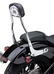 Cobra 602-2006 Detachable Backrest Round Chrome Fits Flde/flsl/fxbb 18-22. Fixed Price $421.96.