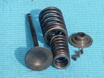 69-77 Honda CB750 F & Intake Valve, Spring, Retainer Cotters. Fixed Price $15.00.