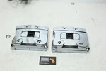 #2 92-99 Harley Evolution Chrome Rocker Box Set Oem Softail Dyna Touring. Fixed Price $200.00.