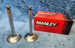 New Manley Exhaust Valves +.030 Length Ironhead Sportster Xlch Xlh '70-UP. Fixed Price $89.99.