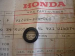 Nos Honda Oem Rubber Seal 9X13 1974-1976 CB360 1974-1975 CL360 91205-706-000. Fixed Price $12.39.