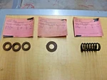 Moto Guzzi Parts Lot #17 Nos 13037000 Collor 13037200 Collar 13037600 Spring. Fixed Price $10.00.