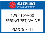 Suzuki Oem Part 12920-29F00 Spring Set Valve. Fixed Price $19.85.