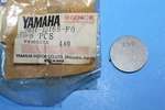 Nos Yamaha Valve Adjusting Pad 2.30 86-87 TT350 SRX250 Oem# 26H-12168-F0-00. Fixed Price $9.95.
