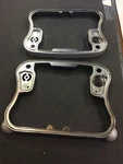 Custom Chrome Rocker Box Spacers Silver #46-232. Fixed Price $30.00.