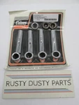 Colony V-twin Nos Harley Upper Pushrod Cover Cup And Clip Kit, Chrome 7508-20. Fixed Price $45.99.