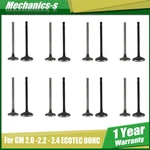 New Set Of 16 Intake Exhaust Engine Valves Fit For Gm 2.0 -2.2 2.4 Ecotec Dohc. Fixed Price $16.58.