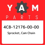 4C8-12176-00-00 Yamaha Sprocket, Cam Chain 4C8121760000, New Genuine Oem Part. Fixed Price $70.90.