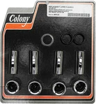 Colony Upper Pushrod Cover Kit With Clips Chrome #9970-20 Harley Davidson. Fixed Price $43.28.