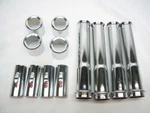 Harley Twin Cam Pushrod Covers - Stock Oem Lower Tubes & Top Retainers Caps. Fixed Price $39.99.