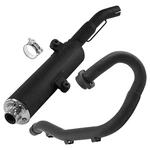 Muffler W/exhaust Pipe For Suzuki LT-Z400 Quadsport 2003-2008. Fixed Price $154.00.