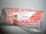 Sets Of Two Oem Kawasaki Tappet Shim 3.15T Part No. 12037-024. Fixed Price $19.99.